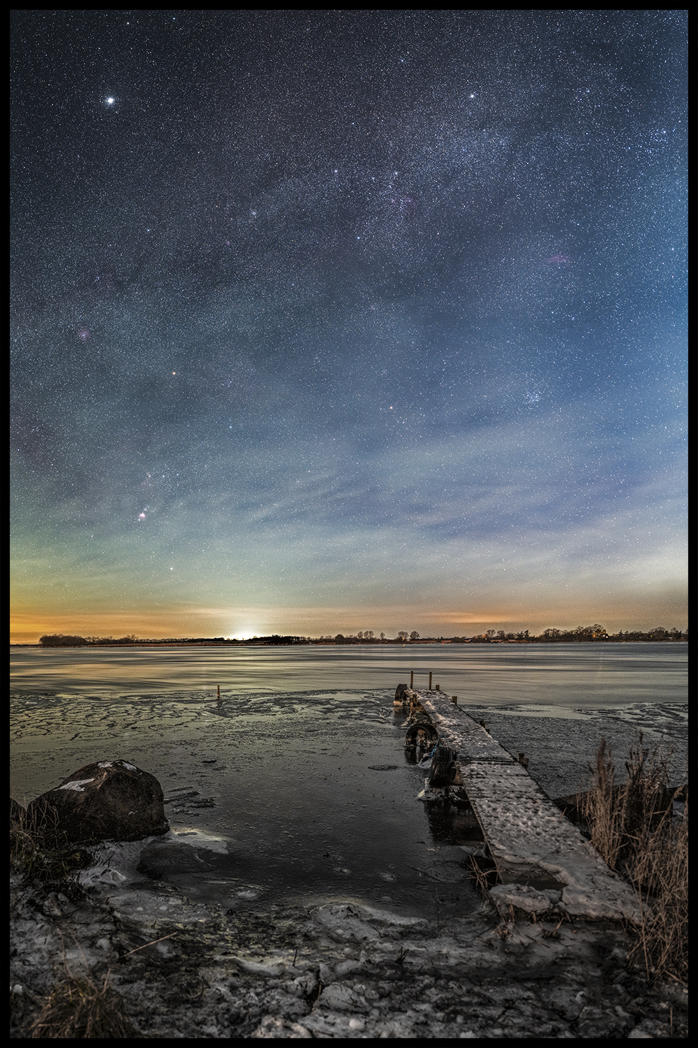 Hasselø i sne og is - UNIKA