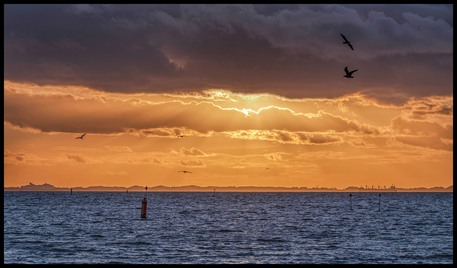 Solnedgang over Tårs - Nr. 1/30